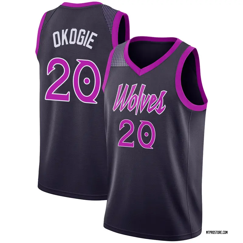 Josh Okogie - Minnesota Timberwolves - 2018-19 Season - Game-Worn City  Edition Jersey